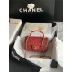 MINI FLAP BAG WITH TOP HANDLE AS2431 Snake Red High