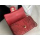 MINI FLAP BAG WITH TOP HANDLE AS2431 Snake Red High