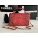 MINI FLAP BAG WITH TOP HANDLE AS2431 Snake Red High