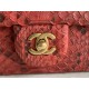 MINI FLAP BAG WITH TOP HANDLE AS2431 Snake Red High