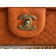 MINI FLAP BAG WITH TOP HANDLE AS2431 Snake Orange High