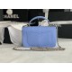 MINI FLAP BAG WITH TOP HANDLE AS2431 Snake Blue High