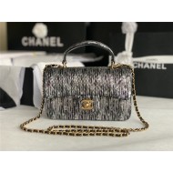 MINI FLAP BAG WITH TOP HANDLE AS2431 Snake High