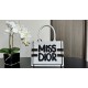 SMALL Dior BOOK TOTE Miss Dior Graffiti Embroidery High