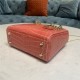 MINI LADY Dior BAG Cannage Crocodile Gold-tone Metal High