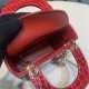 MINI LADY Dior BAG Cannage Crocodile Gold-tone Metal High