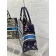 MEDIUM Dior BOOK TOTE Multicolor D-Constellation Embroidery High