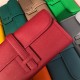 Hermes Jige Elan 29 Clutch Bag Epsom Leather WAX Red High