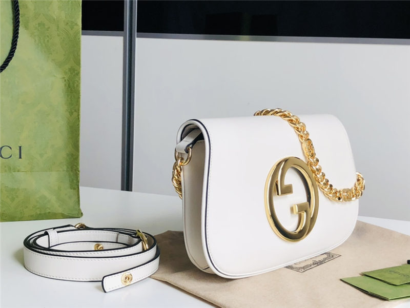 Gucci Blondie shoulder bag Leather 699268 White High