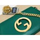 Gucci Blondie shoulder bag Leather 699268 Green High