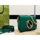 Gucci Blondie shoulder bag Leather 699268 Green High