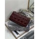 MISS DIOR MINI BAG Patent Calfskin Burgundy High