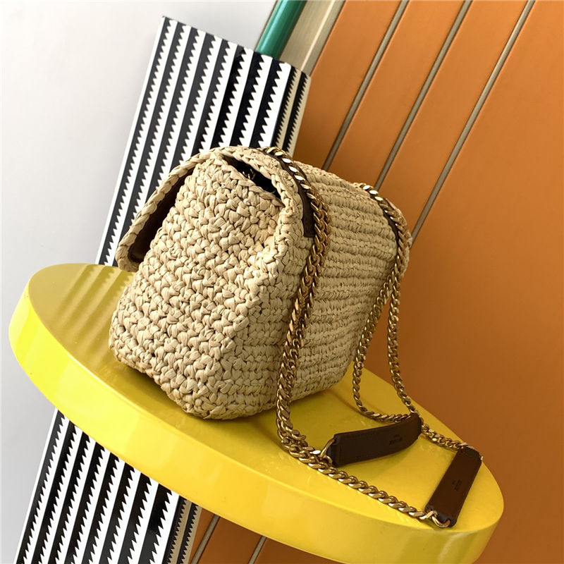 NIKI BABY IN RAFFIA AND LEATHER High