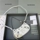 LE CAGOLE MINI PURSE WITH CHAIN Crocodile White High