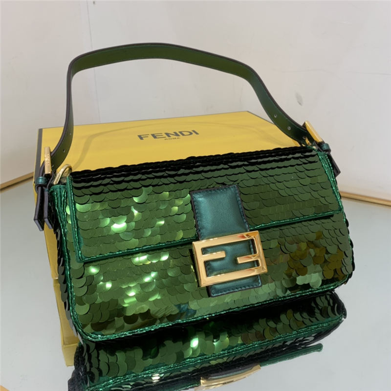 Baguette 1997 satin bag with sequins High