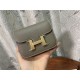 Hermes Constance Slim Wallet Leather Gold Metal WAX High