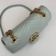 GG Marmont small matelassé shoulder bag Green-Pale High