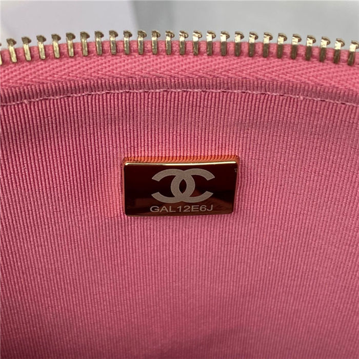 Chanel SMALL VANITY CASE Lambskin, Gold-Tone & Lacquered Metal AS3210 Pink A