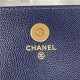 Chanel CLUTCH WITH CHAIN AP2857 Grained Shiny Calfskin & Gold-Tone Metal Navy A