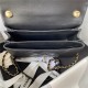 Small Flap Bag AS3367 Lambskin & Gold-Tone Metal Black A