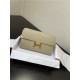 Hermes Constance To Go Long Wallet Epsom Leather Light Grey Gold-Metal WAX High