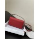 Hermes Constance To Go Long Wallet Epsom Leather Red Gold-Metal WAX High