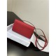 Hermes Constance To Go Long Wallet Epsom Leather Red Silver-Metal WAX High