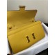 Hermes Constance To Go Long Wallet Epsom Leather Yellow Gold-Metal WAX High