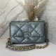 Chanel 19 Flap Bag Snake Gold-Tone, Silver-Tone & Ruthenium-Finish Metal High