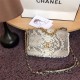 Chanel 19 Flap Bag Snake Gold-Tone, Silver-Tone & Ruthenium-Finish Metal High