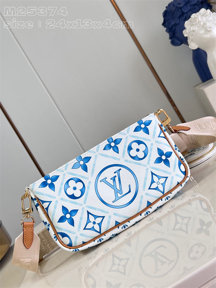 Louis Vuitton MULTI POCHETTE ACCESSOIRES Monogram Tiles coated canvas M25374 High