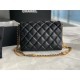 Chanel MINI FLAP BAG AS3378 Lambskin & Gold-Tone Metal Black High