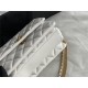 Chanel MINI FLAP BAG AS3378 Lambskin & Gold-Tone Metal White High