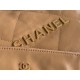 Chanel 22 LARGE HANDBAG Shiny Calfskin & Gold-Tone Metal AS3262 Camel High