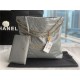 Chanel 22 MEDIUM HANDBAG Shiny Calfskin & Gold-Tone Metal AS3261 Grey High