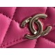 Chanel Wallet on Chain With Handle AP2844 Lambskin & Gold-Tone Metal Pink High