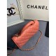 Chanel Wallet on Chain With Handle AP2844 Lambskin & Gold-Tone Metal Coral High