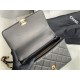 SMALL FLAP BAG Lambskin, Strass & Gold-Tone Metal AS3241 Black High