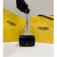 Fendi First Sight Nano bag Leather Black High