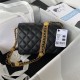 Chanel MINI FLAP BAG AS3378 Lambskin & Gold-Tone Metal Black A