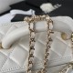 Chanel VANITY WITH CHAIN AP2846 Lambskin & Gold-Tone Metal White A