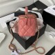 Chanel VANITY WITH CHAIN AP2846 Lambskin & Gold-Tone Metal Coral A