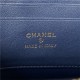 Chanel VANITY WITH CHAIN AP2846 Lambskin & Gold-Tone Metal Navy A