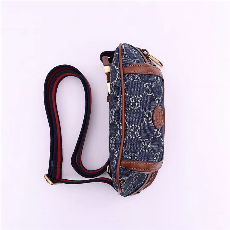 Gucci Belt bag with Interlocking G 682933 GG denim jacquard High