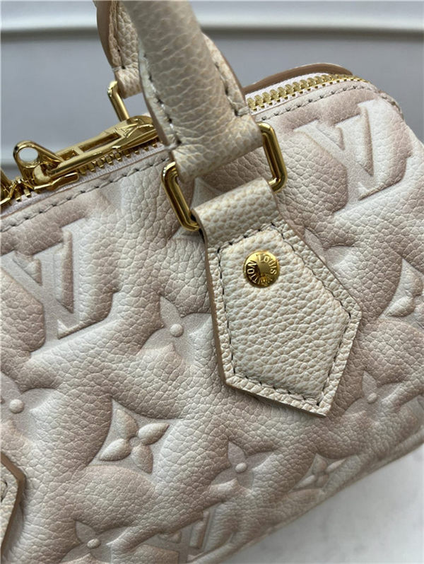 Louis Vuitton SPEEDY BANDOULIÈRE 20 Sprayed and embossed grained cowhide leather M46163 High