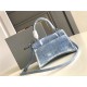 The Hacker Project small Hourglass bag Denim/Lambskin High