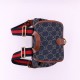 Backpack with Interlocking G 674147 GG denim jacquard High