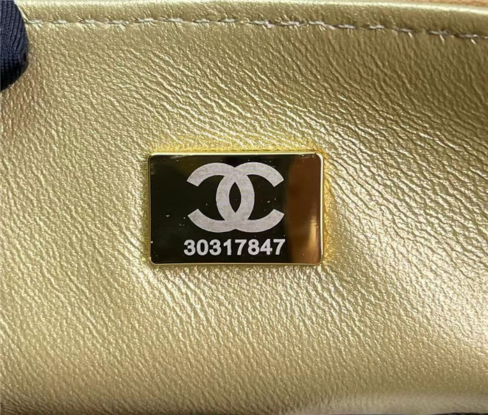 Chanel MINI FLAP BAG AS3378 Suede Goatskin & Gold-Tone Metal A