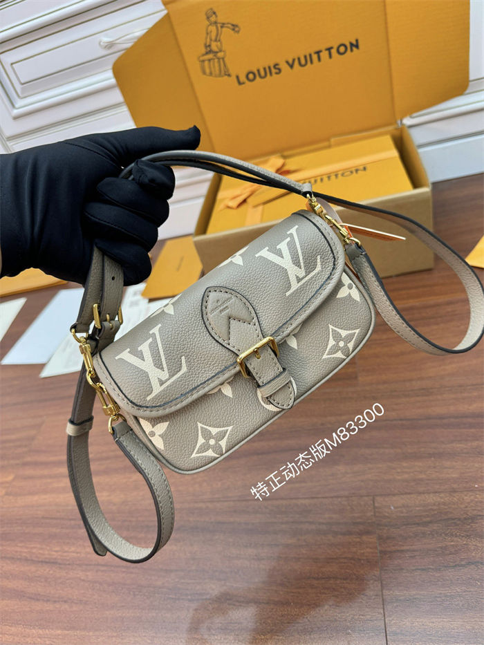 Louis Vuitton Nano Diane Monogram Empreinte embossed supple grained cowhide leather M83300 Top