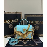 FENDACE LA MEDUSA MEDIUM HANDBAG High